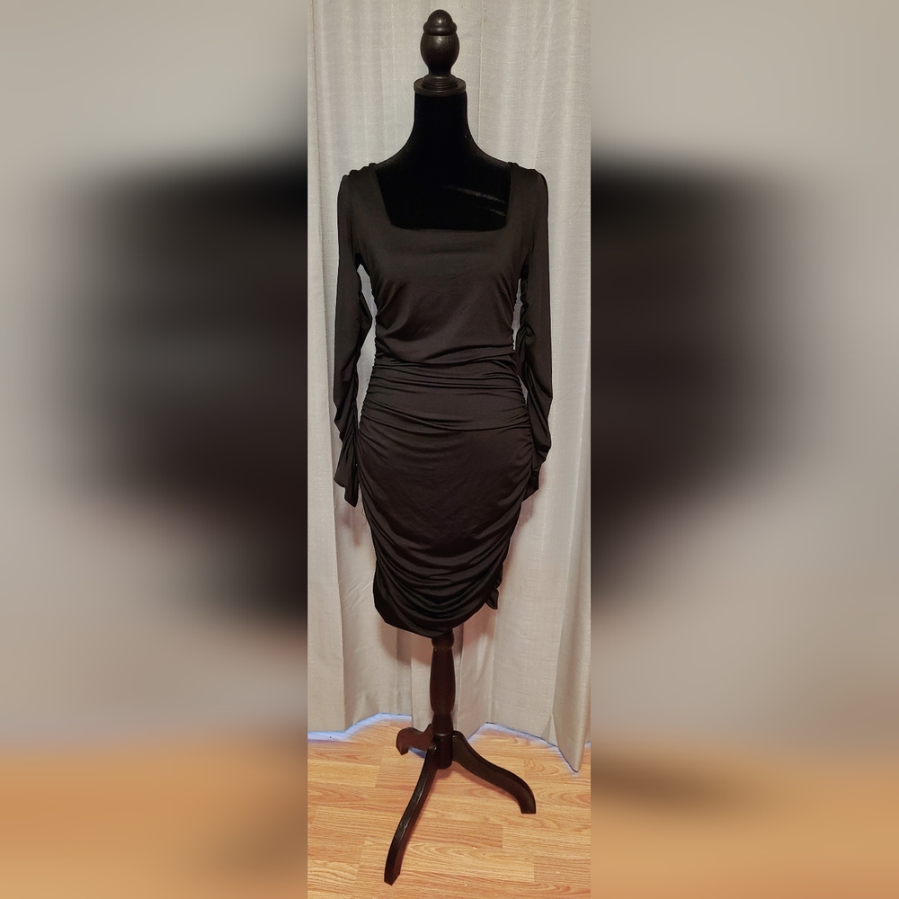 Rouched Cross Back Evening/Prom Dress
